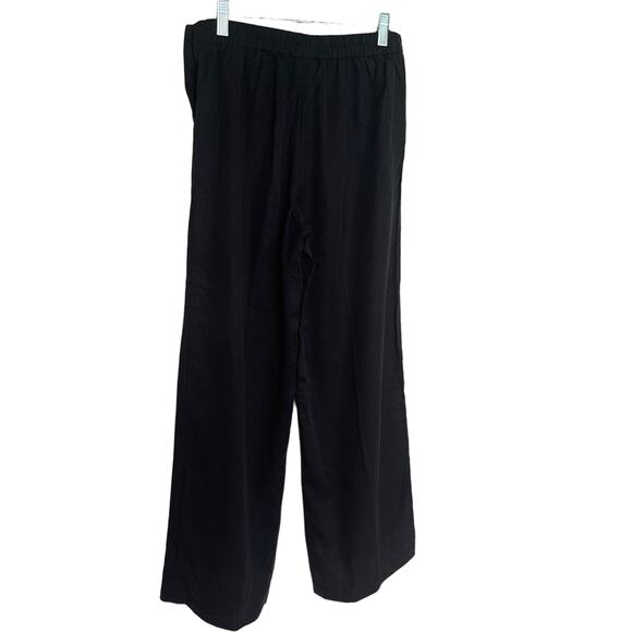 Soft Surroundings Wide Leg Crop Sailor Pant Tencel Black Size XS - Picture 2 of 5